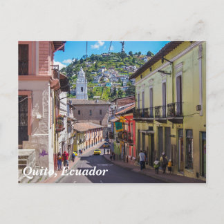 Carte Postale Centre historique de Quito, Equateur