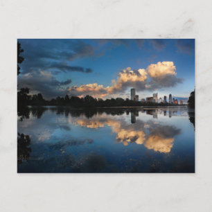 Carte Postale Centre-ville d'Austin Texas Skyline Sunset Ladybir