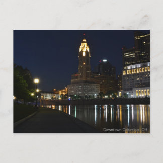 Carte Postale Centre-ville de Columbus, OH Skyline
