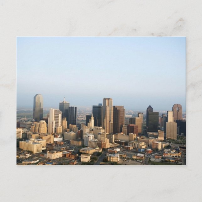 Carte Postale Centre-ville de Dallas (Devant)