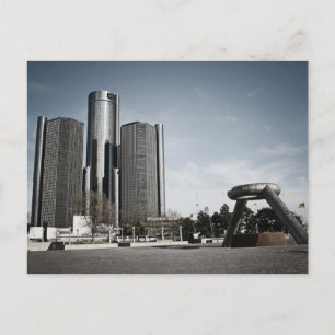 Carte Postale Centre-ville de Detroit