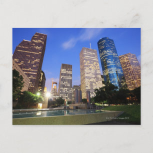 Carte Postale Centre-ville de Houston, Texas
