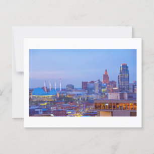 Carte Postale Centre-ville de Kansas City, Missouri, à Dusk
