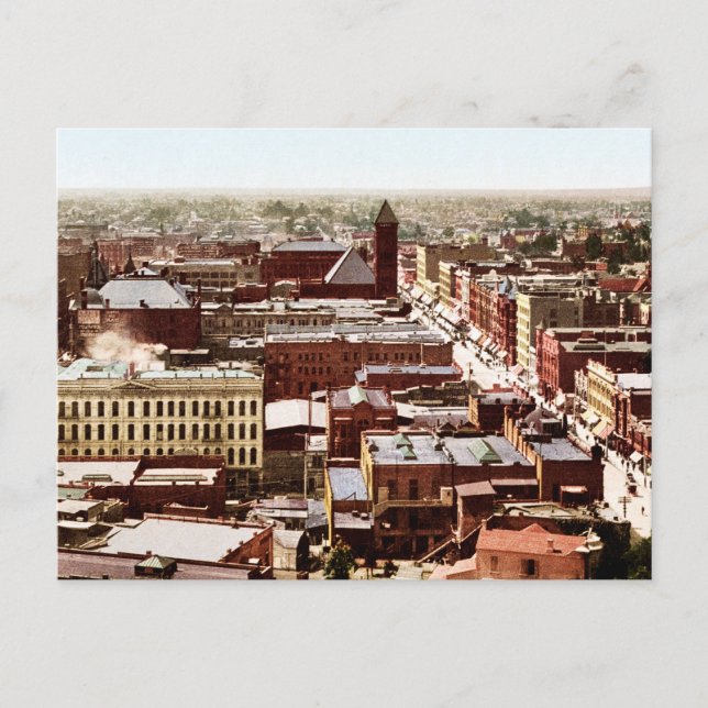 Carte Postale Centre-ville de Los Angeles Californie (Devant)