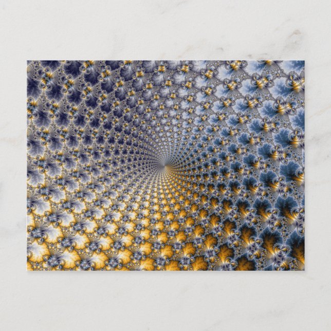 Carte Postale Centrifractalité - Art Fractal (Devant)
