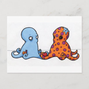 Carte Postale céphalopode <3