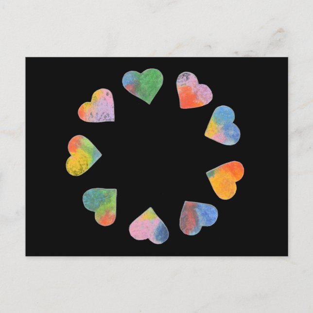 Carte Postale Cercle des Coeurs (Devant)