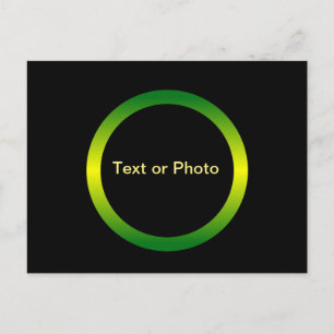 Carte Postale Cercle Monogramme