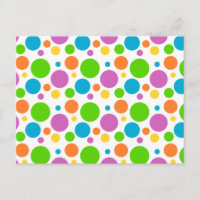 Cercle multicolore génial frais de motif de point