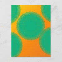 cercle vert en orange jaunâtre