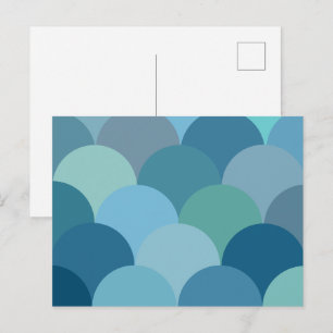 Carte Postale Cercles à motifs