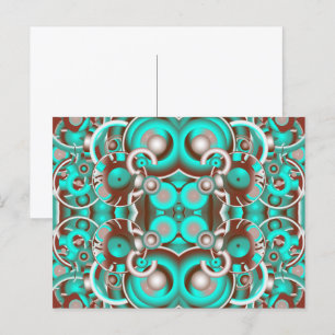 Carte Postale Cercles célestes circulaires Motif