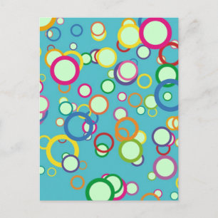 Carte Postale Cercles colorés