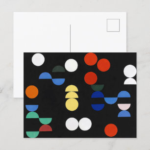Carte Postale Cercles et demi-cycles Sophie Taeuber-Arp