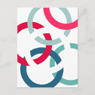 Carte Postale Cercles liés