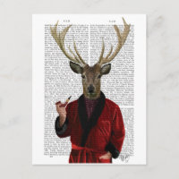 Cerf dans la veste de tabac
