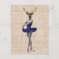 Cerf de ballet en bleu