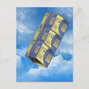 Carte Postale Cerf-volant dans le ciel