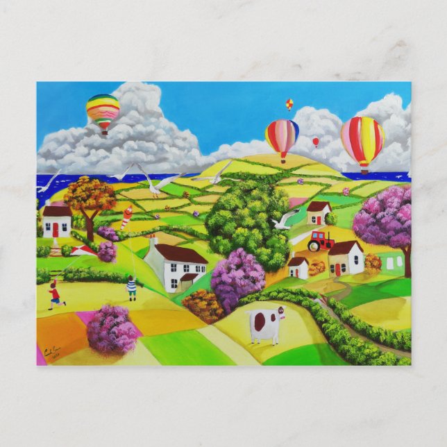 Carte Postale Cerfs-volants (Devant)