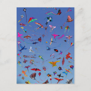 Carte Postale Cerfs-volants de cerfs-volants de cerfs-volants