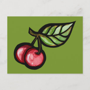 Carte Postale Cerise