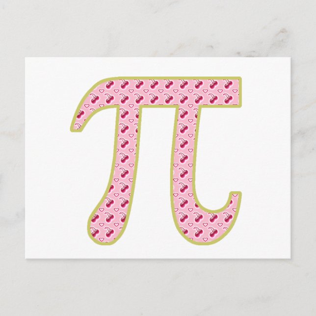 Carte Postale cerise pi (tarte) (Devant)