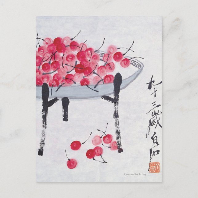 Carte Postale Cerises (Devant)