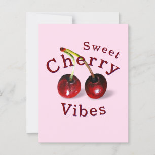 Carte postale Cerises