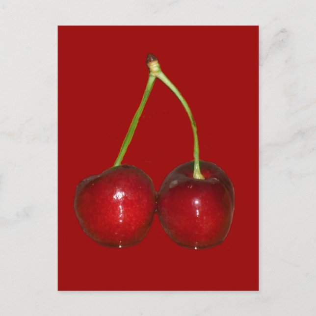 Carte Postale Cerises (Devant)