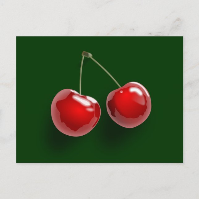 Carte Postale Cerises (Devant)