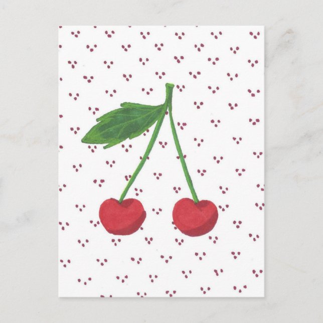 Carte Postale Cerises 2 (Devant)