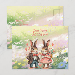 Carte Postale Certains Bunny Vous Aiment M. & Mme.