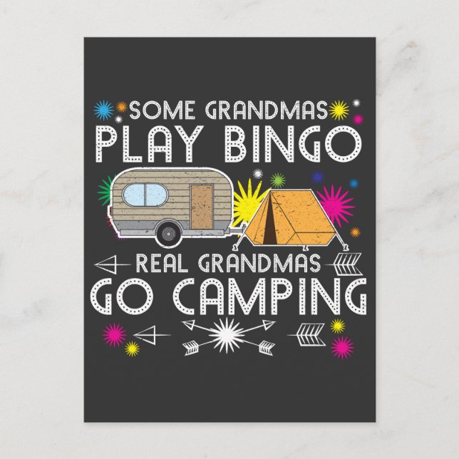 Carte Postale Certains Grand-Mères Jouer Bingo Véritables Grand- (Devant)