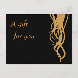 Carte postale Certificat cadeau
