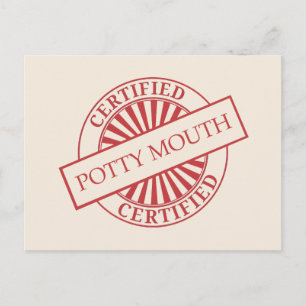 Carte Postale Certifié - Bouche Potty