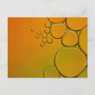 Carte Postale ces bulles orange
