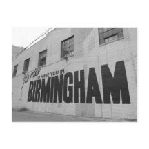 C'est bien de vous avoir dans Birmingham Postcard