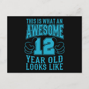 Carte Postale C'EST CE QUI EST UN EXCELLENT 12 ANS, 12ème annive