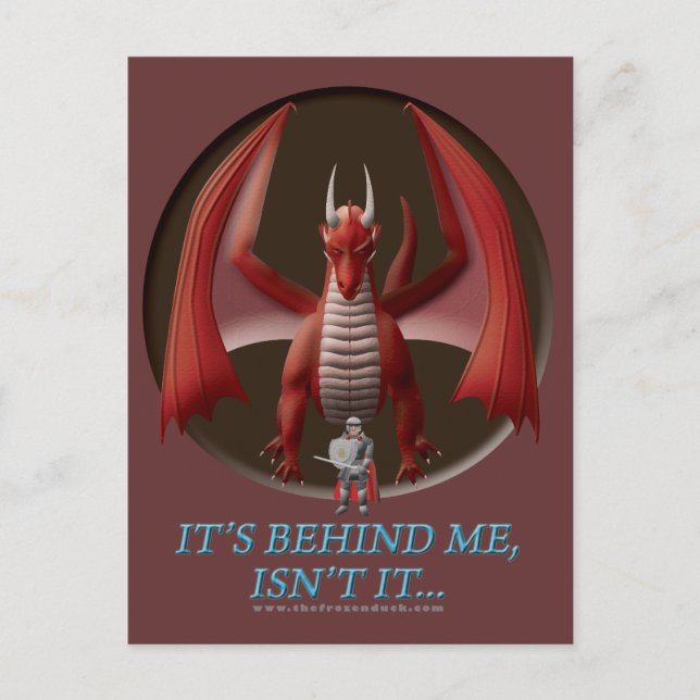 Carte Postale C'est Derrière moi (Devant)