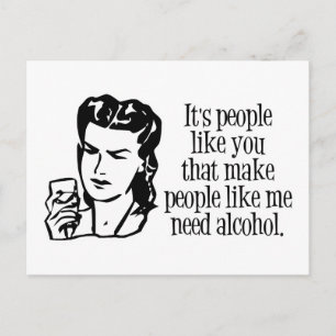 Carte Postale C'est des gens comme vous...