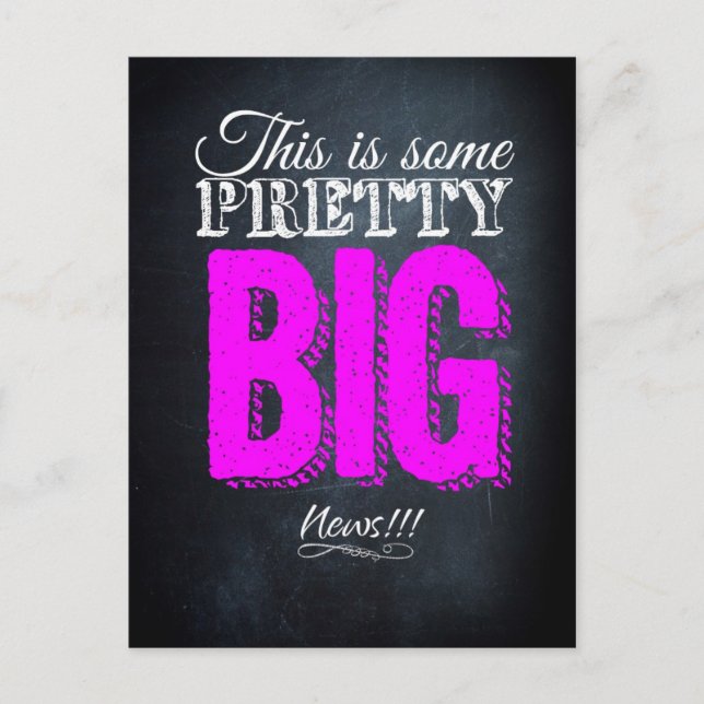 Carte Postale C'est des nouvelles assez importantes (Devant)