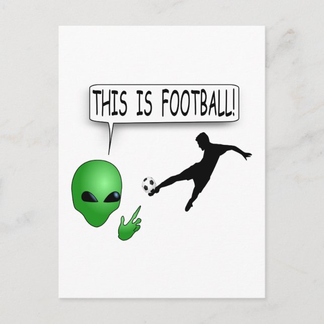 Carte Postale C'Est Du Football (Devant)