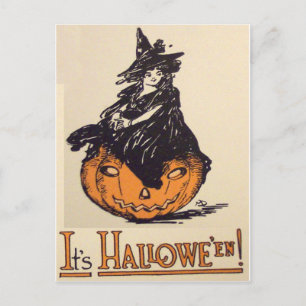 Carte Postale C'est Halloween ! (Carte Halloween Vintage)