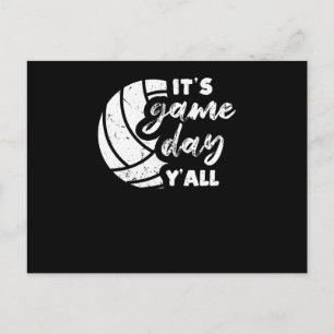 Carte Postale C'est Jeu Jour Y'all Funny Volleyball Joueur Vball