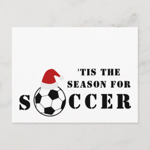 Carte Postale 'C'Est La Saison Du Football   Noël