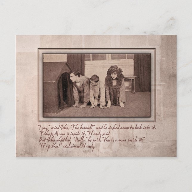 Carte Postale C'est le père, s'est exclamé Wendy (Devant)