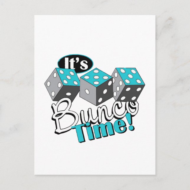 Carte Postale C'est l'heure de Bunco ! (Devant)