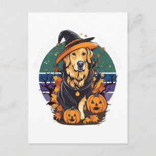 Carte Postale C'est mon costume de papa chien effrayant pour chi