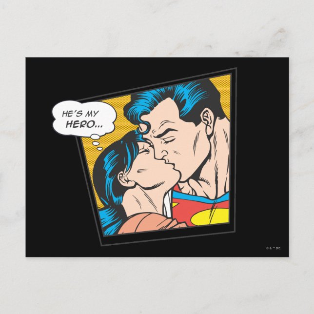 Carte Postale C'est mon héros (Devant)