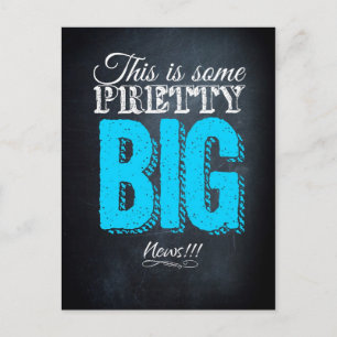 Carte Postale C'est une assez grande nouvelle